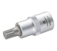 Presa per dentatura multipla (XZN) 10 mm Lunghezza: 55 mm TOOLCRAFT 816088 Ripetitore: 1/2 (12.5 mm) 1 pz(i)