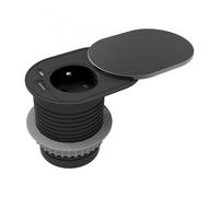 Presa per mobili Ø6 cm, incasso da tavolo con OR-GM-9042/B