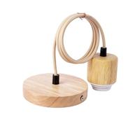 Presa per plafoniera - Supporto regolabile in legno 10x120 cm, supporto per lampadina vintage con componenti elettronici in poliestere | Elegante apparecchio a sospensione per guardaroba, cameretta de