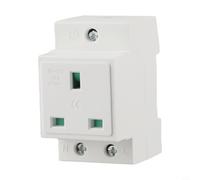 Presa per schuko DIN Rail 16A Nylon Ignifugo Presa per schuko(UK) | Nylon ignifugo, resistenza termica, durata elevata, sicurezza massima, design compatto