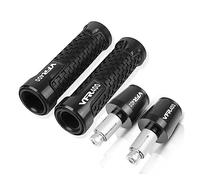 Presa Per VFR400 1988-1994 VFR750 Interceptor 1995-1998 VFR800 VTEC 2014-2021 Moto Manubrio Manubrio Manopole Estremità Spina copertura del manubrio(Black)