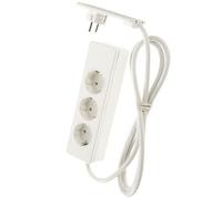 Presa Piatta 1,5m Cavo di Prolunga 3-fach Ciabatta Evoline Plug