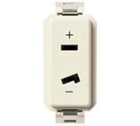 Presa polarizzata 2P 6 A 24 V (SELV) per spina 01099