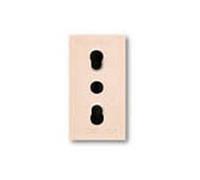 Presa Polisicur Ave Blanc 45906/15Ts 2X10/16A+T