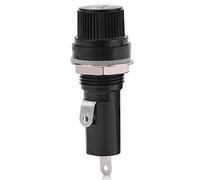 Presa Portafusibile 5APresa Portafusibile, Yosoo 5 Pezzi Portafusibile Montato su Pannello Elettrico Presa Fusibile Tappo a Vite Presa Fusibile Adatta per Fusibili in Vetro 6 * 30 AC 125 V 1