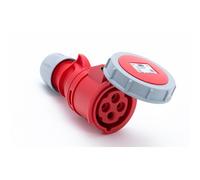 Presa portatile 16A 4P 400V rossa IP67 SHARK 2142-6