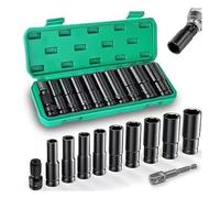 Presa professionale da 11 pezzi, con marcatura delle dimensioni per una rapida identificazione nel lavoro meccanico, kit di prese driver da 10-24 mm