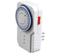 Presa programmabile Poly Pool PP1407 Timer Giornaliero, colore Bianco, per l'uso