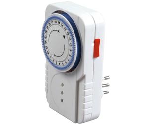 Presa programmabile Poly Pool PP1407 Timer Giornaliero, colore Bianco, per l'uso