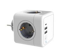 Presa quadrata modello cubo creativo powercube Standard europeo Standard europeo Standard tedesco Presa di conversione coreana-E02C spina di