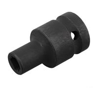 Presa quadrata per rubinetto a vite da 1/2 pollice per filettatura M6-M24, adattatore per chiave elettrica con finitura nera fosfato (M10)