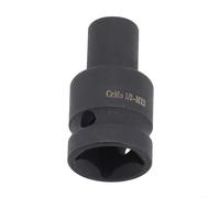Presa quadrata per rubinetto a vite per cricchetti da 1/2 pollice e chiavi elettriche, adatta da M6 a rubinetti M24, realizzata in acciaio al cromo vanadio (12 mm)