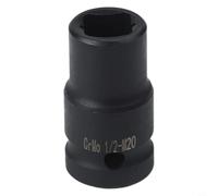 Presa quadrata per rubinetto per riparazione filettatura da M6 a M24 con driver da 12 pollici e attacco da 1/2" compatibile con l'uso di chiave elettrica (M20)