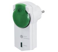Presa radio per esterni, resistente agli schizzi, IP 44, portata 30 m, colore: bianco