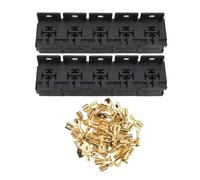 Presa Relè 30A 80AMP Supporto Connettore 10 Set per Elettronica Veicolare