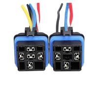 Presa relè for auto integrata impermeabile da 1 pz. Presa relè a quattro pin e cinque pin 40A12V24V(Four wire socket)