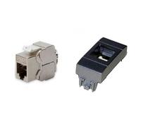 PRESA RETE CAT 5-6 UTP/STP BTICINO LIVING LIGHT TECH ARGENTO RJ45 PORTAFRUTTO