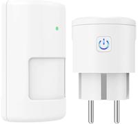 Presa Rilevatore Movimento, Milduall Sensore Movimento PIR a infrarossi senza fi