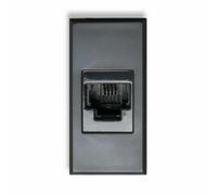 Presa Telefonica Ave Tekla RJ11 colore nero 1 modulo 445024