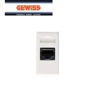 PRESA RJ11 TELEFONO GEWISS SYSTEM WHITE GW20251