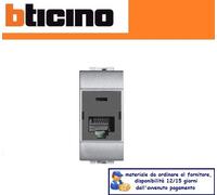 PRESA RJ45 110 UTP CAT5E BTICINO LIVING TECH NT4262C5E GRIGIO