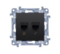 Presa RJ45 cat. 6+ presa telefonica Simon 10 C6T.01/49