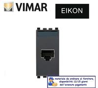 PRESA RJ45 CAT5e FTP 110 VIMAR EIKON GRIGIO 20339.5.