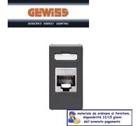 PRESA RJ45 CAT5E FTP TOOLLESS GEWISS SYSTEM BLACK GW21243