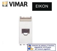 PRESA RJ45 CAT6 FTP SCHERMATA VIMAR EIKON BIANCO 20339.14.B.