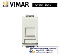 PRESA RJ45 CONNETTORE NETSAFE VIMAR IDEA BIANCO 16358.8.B
