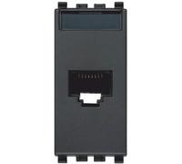 Presa RJ45 Netsafe Cat6 UTP grigio - VIW 20339.13