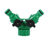 Presa rubinetto 2 vie, Y Sdoppiatore 3/4" Rubinetto Tubo Giardino Parti, Adattatore per Rubinetto, per Irrigazione da Giardino