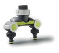 Presa rubinetto G.F. doppia uscita filetto 3/4" - Lime Lime