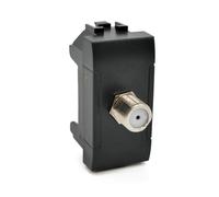 PRESA SAT FEMMINA DIRETTA 1 MODULO 825N/INT-LGT NERO - 018286