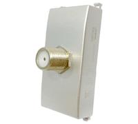 PRESA SAT FEMMINA DIRETTA GRIGIO SERIE GEM COMPATIBILE PLANA MAPT2SA-MAP625A MAPAM