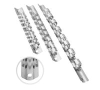 Presa Scaffale Sostegno Ferro Su Binario Organizer Argento Chiavi Dinamometriche