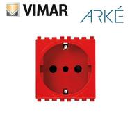 PRESA SCHUKO 19209.R VIMAR ARKE ROSSO