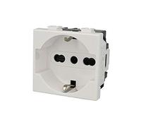 Presa Schuko 2P+T 16A Bianco Compatibile Con Bticino Matix