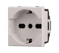 Presa Schuko 2P+T 16A, Compatibile con Bticino Axolute (Bianco)