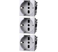 PRESA SCHUKO 2P+T 16A (Confezione da 3)