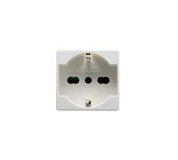 PRESA SCHUKO 2P+T 16A UNEL/BIV. BIANCA GEWISS