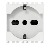 Vimar Presa 2Pcon T 16A Universale, Bianco