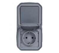 Presa Schuko 2P+Z + connettore scale NUOVO PLEXO 55 069746L