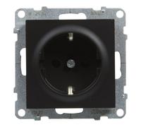 Presa Schuko 2P+Z nera 16A 250V morsetti SUNO 721420