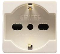 Presa Schuko Bivalente 2p+t 16a Col.bianco GEWISS GW20246