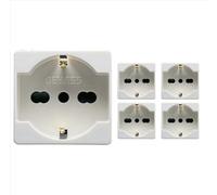 Presa Schuko Bivalente Standard Tedesco Italiano Serie Gewiss GW20246 Pezzi 5