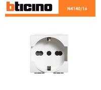 Presa Schuko+bivalente Living Light N4140/16 Btcino living Light