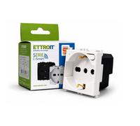 PRESA SCHUKO WIFI SMART 16A CON CONTROLLO CONSUMI COMPAT. CON VIMAR PLANA TUYA
