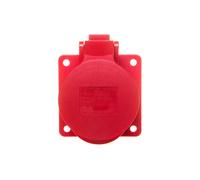 Presa segnaletica 16A 5P 400V/75x75/rosso IP44 TWIST 315-6f7