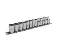Presa Set 13pc 0.6cmSq Drive 12pt Walldrive Metrico - Sealey AK2680 Nuovo